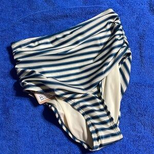 NWT Nani coastal stripe swim bottoms